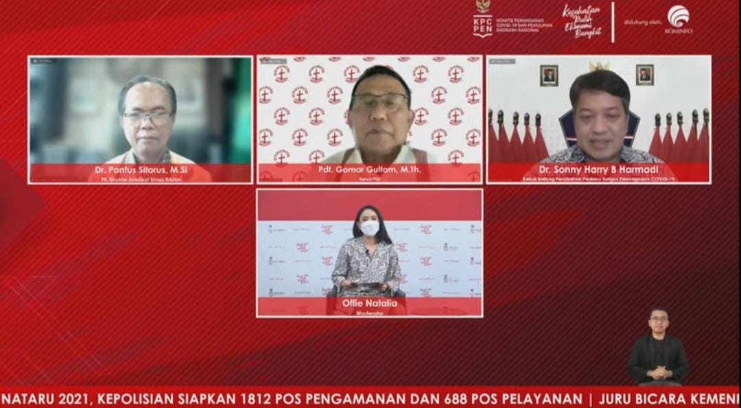 Gereja Dukung Tegakkan Protokol Kesehatan pada Momen Natal