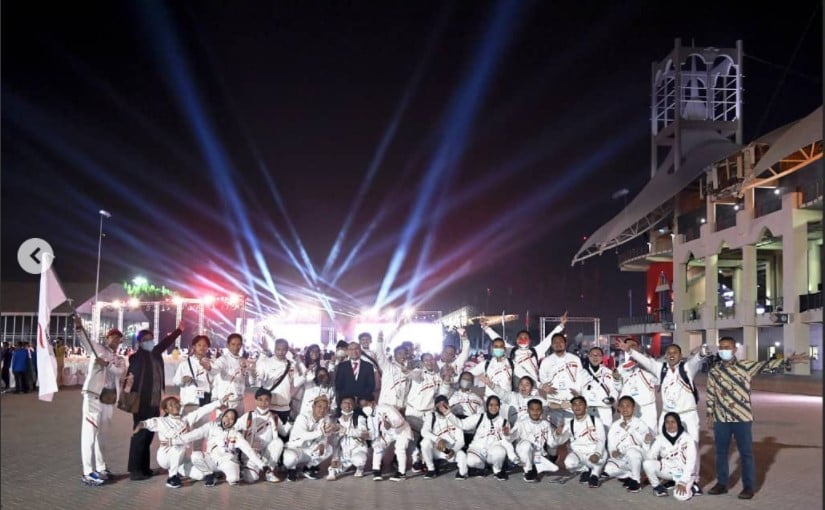 Kontingen Indonesia yang berlaga di AYPG