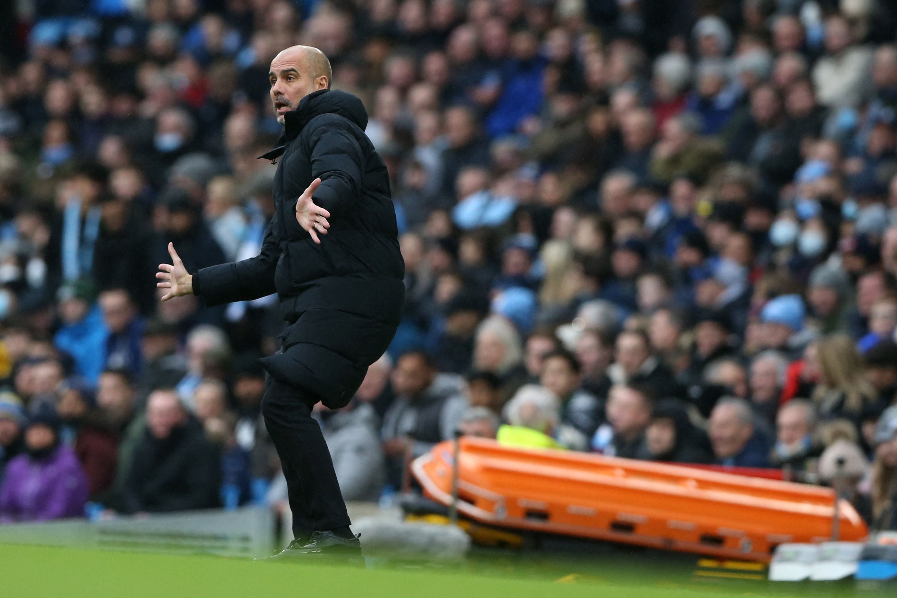 Pelatih Manchester City Pep Guardiola