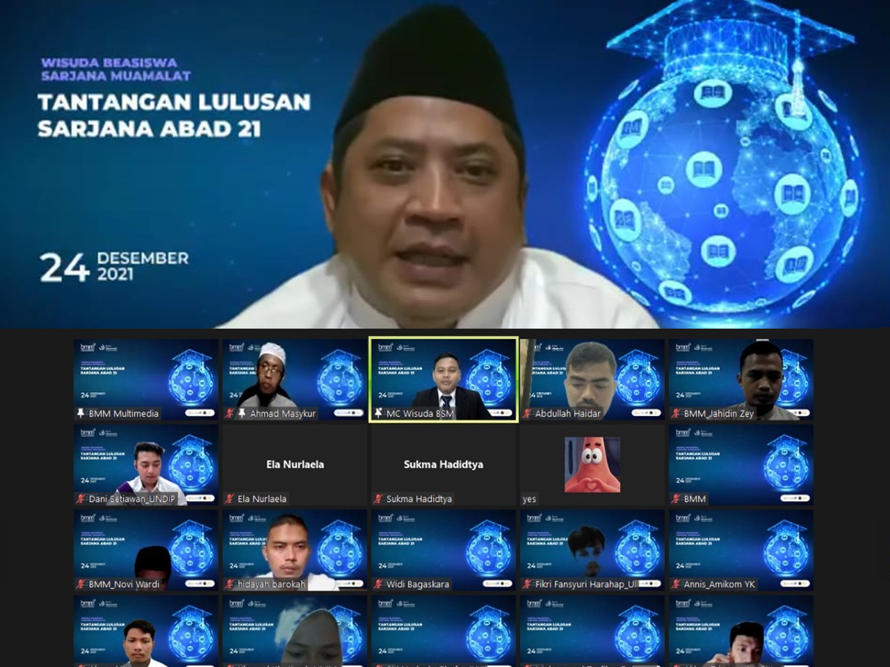 Sebanyak 221 Mahasiswa Penerima Beasiswa dari Dana Zakat Diwisuda