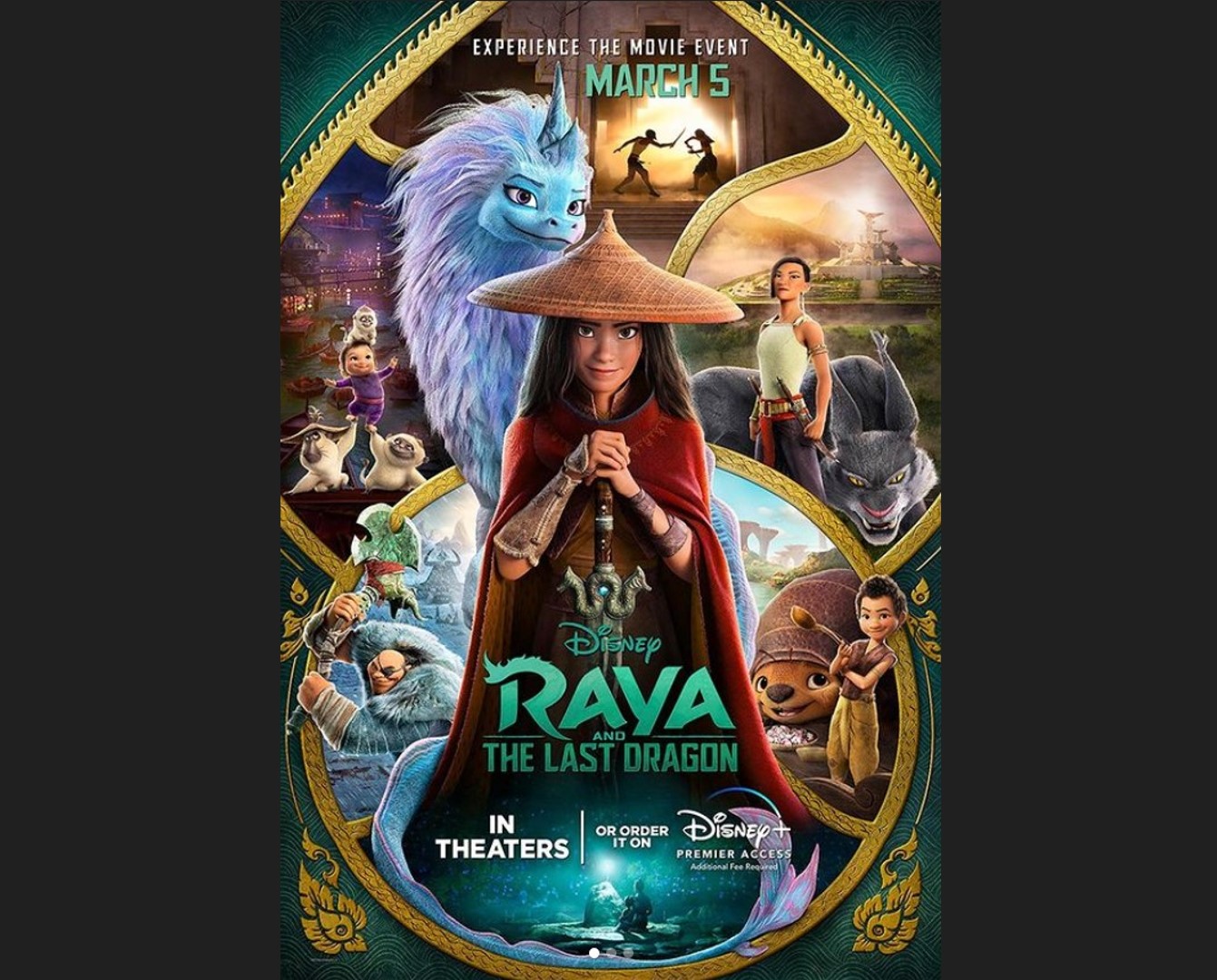 Poster film Raya and the Last Dragon