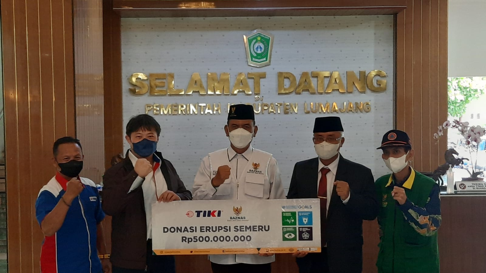Bantuan TIKI untuk pemulihan ppasaerupsi Semeru
