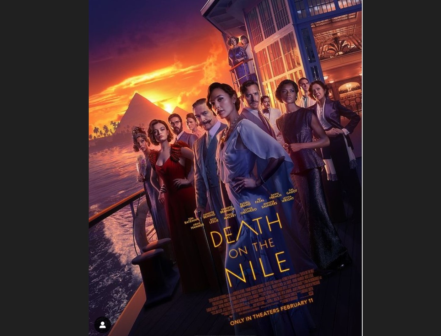 Poster film Death on the Nile
