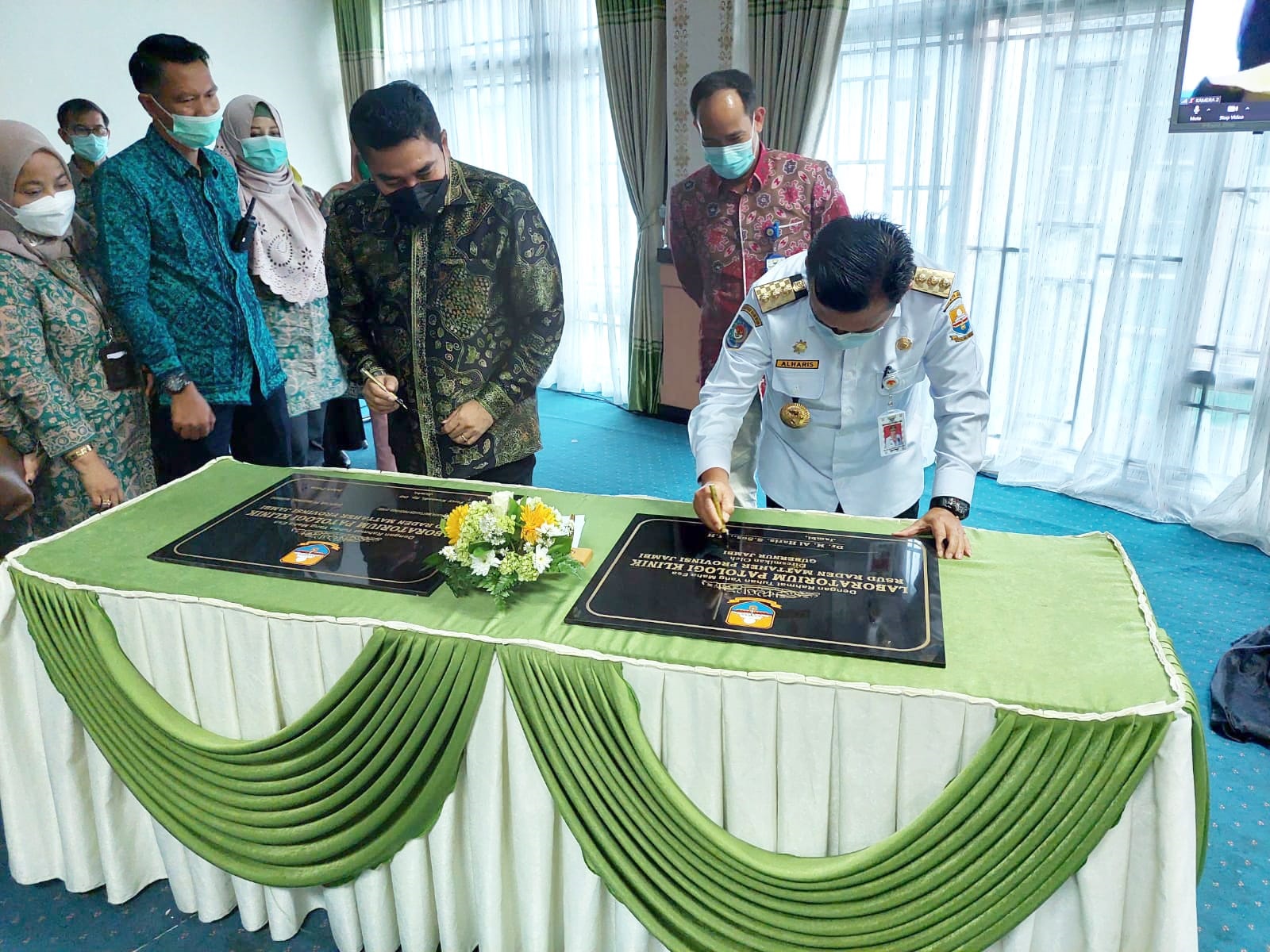 Peresmian  Laboratorium patologi klinik terpadu RSUD Raden Mattaher