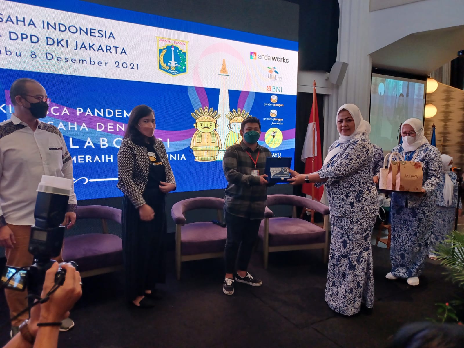 Rakerda Dewan Pengurus Daerah Ikatan Wanita Pengusaha Indonesia (Iwapi) Provinsi DKI Jakarta di Hotel Goodrich Artotel-Portfolio, Jakarta.