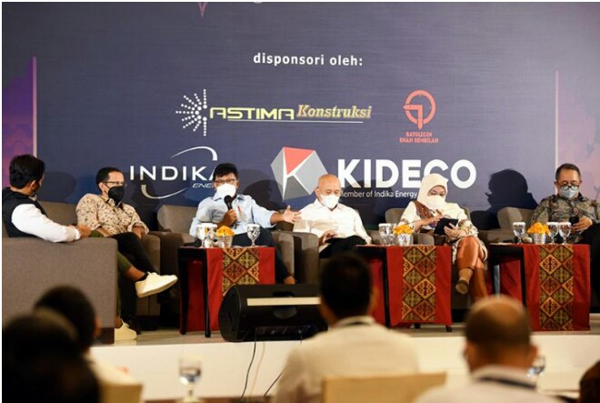 Menkominfo Johnny G Plate di ajang Rapimnas Kadin 2021