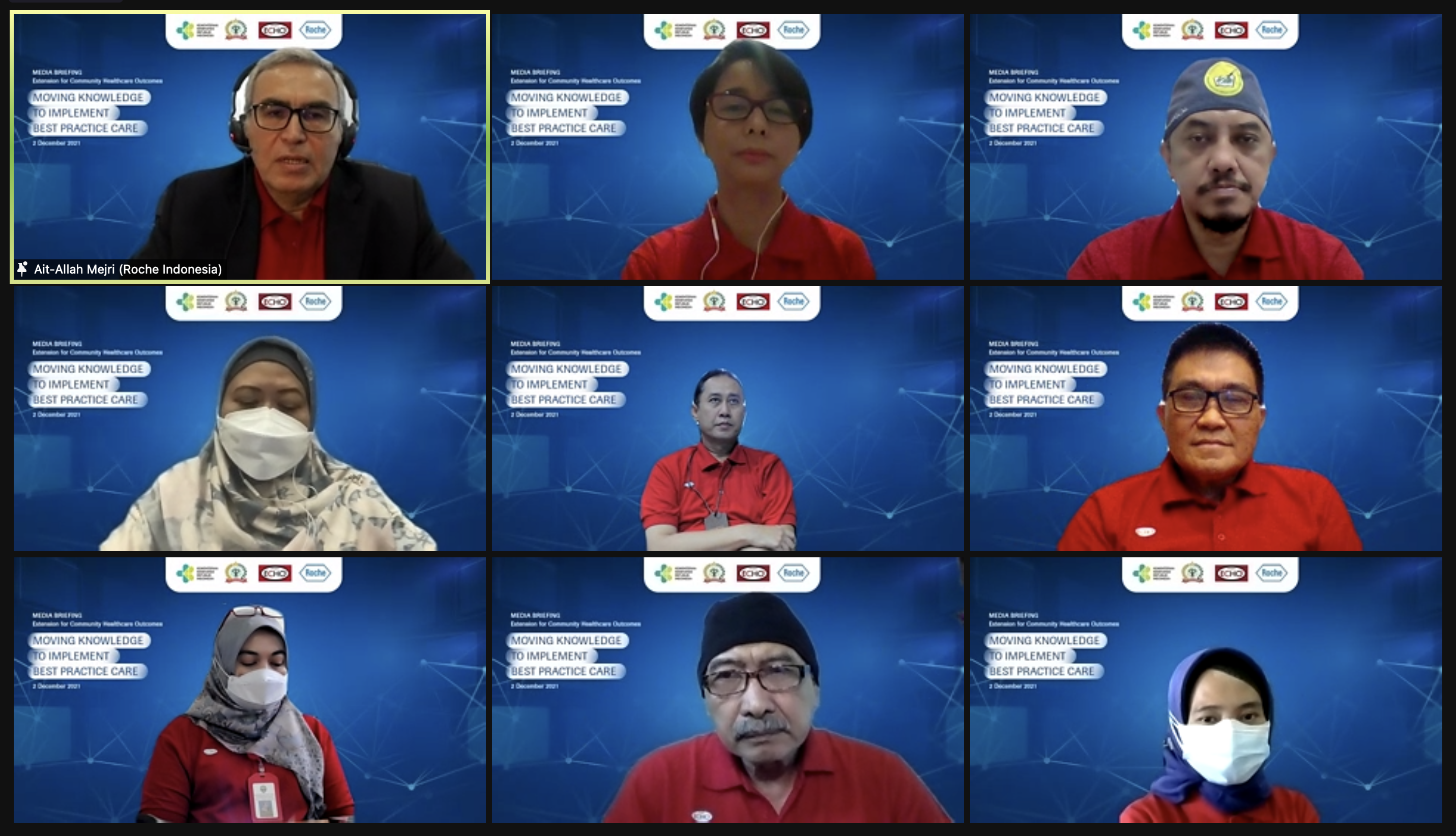  Pelatihan pertama telementoring ECHO (Extension for Community Health Outcomes) yang dihadiri dari sejumlah rumah sakit di Indonesia.