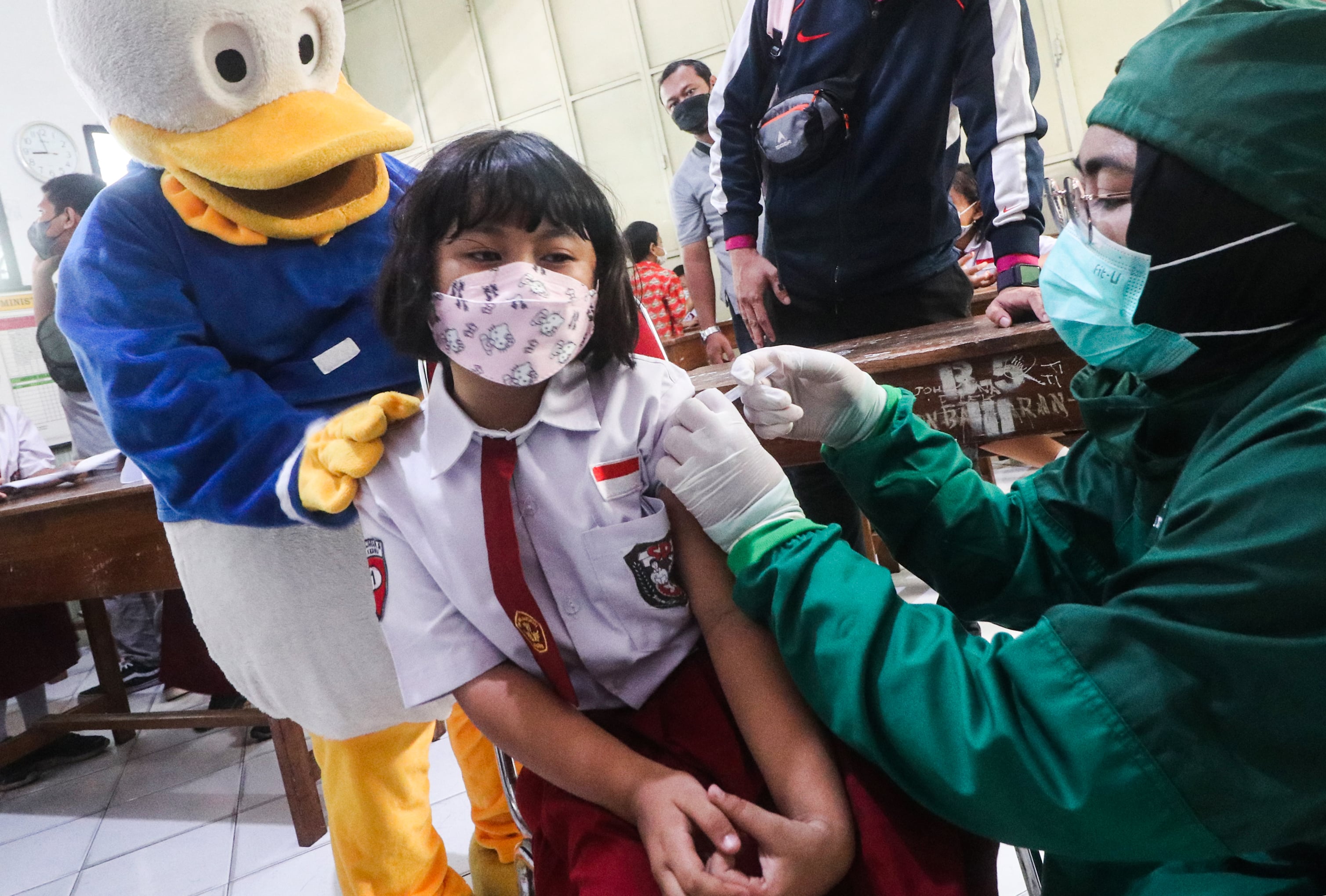 Vaksinasi Anak di Kediri, Jawa Timur