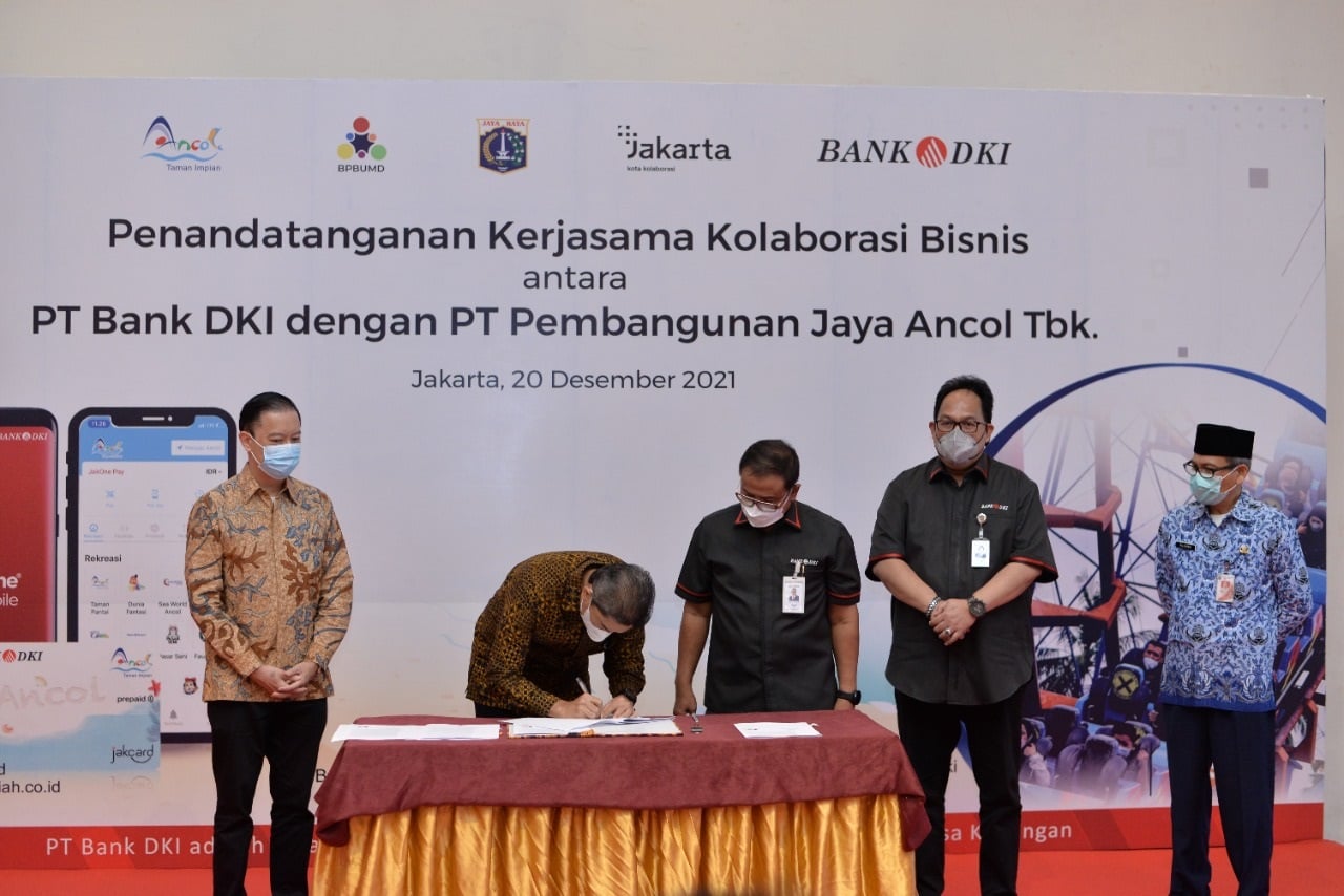 Kerja sama antara Bank DKI dan Pembangunan Jaya Ancol