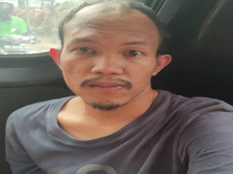 Tahanan yang kabur dan kini sudah kembali ditangkap.