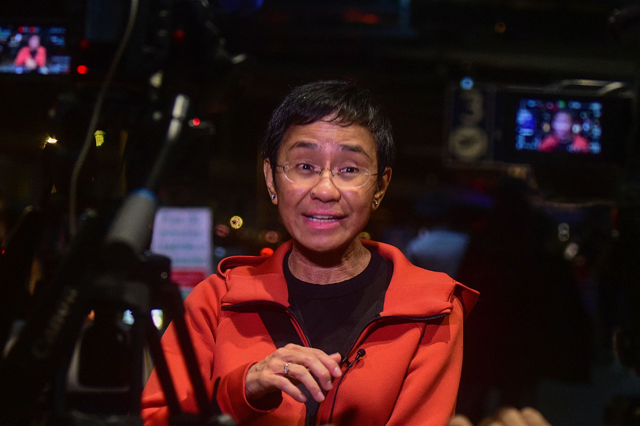 Pemenang Nobel Perdamaian asal Filipina Maria Ressa.
