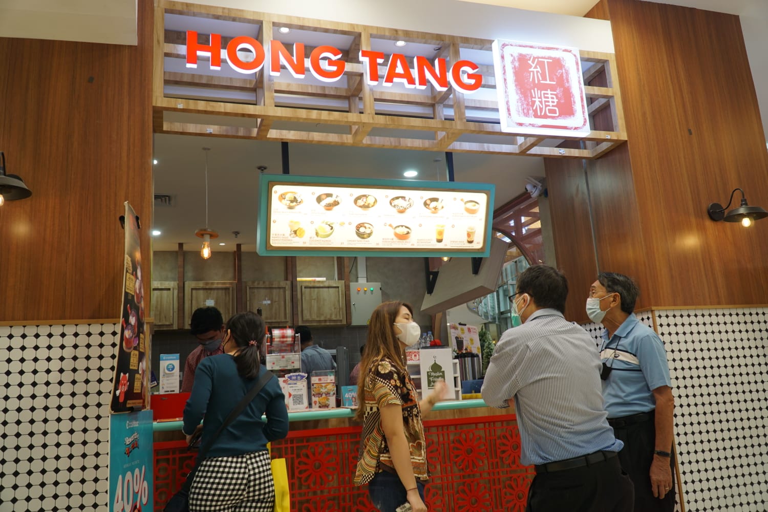 Ilustrasi. Salah satu gerai Hong Tang