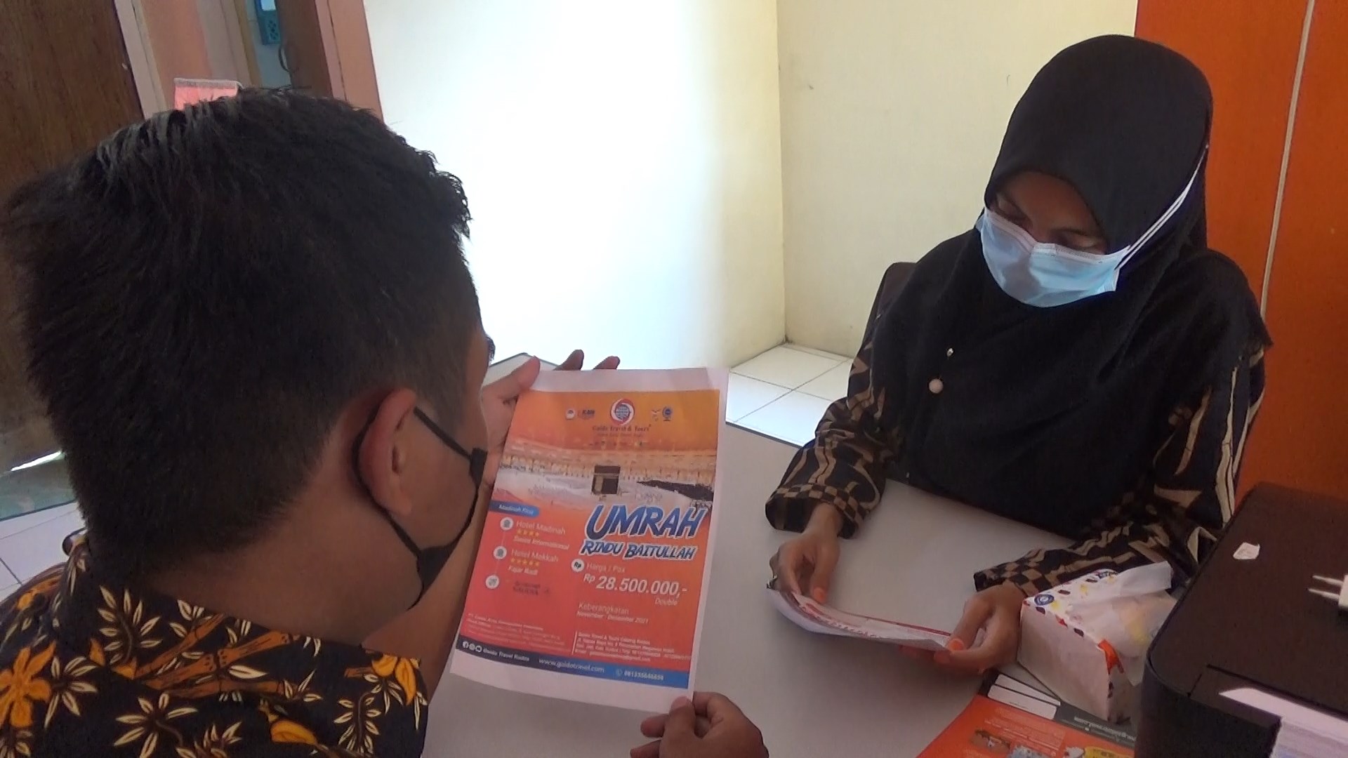 PERSIAPAN: Biro perjalanan umrah di Kudus mengadakan persiapkan matang terkait persyaratan ketat ibadah umrah 2022.