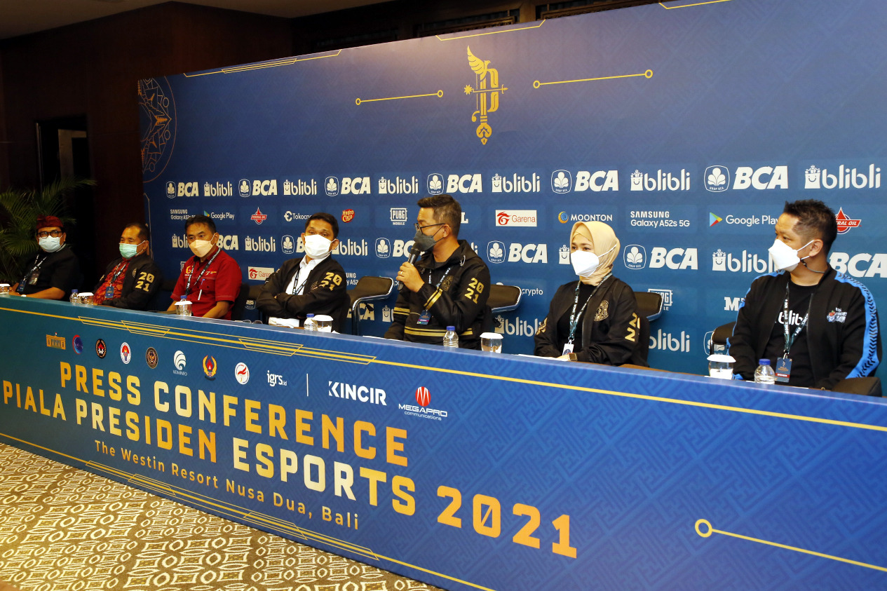 Press Conference Grand Final Piala Presiden Esports 2021