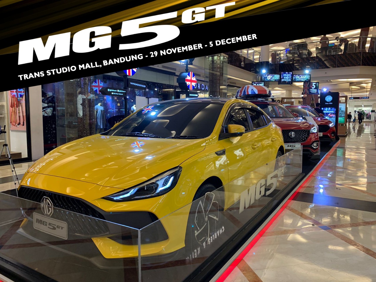 MG 5 GT di pameran MG di Trans Studio Mall, Bandung.