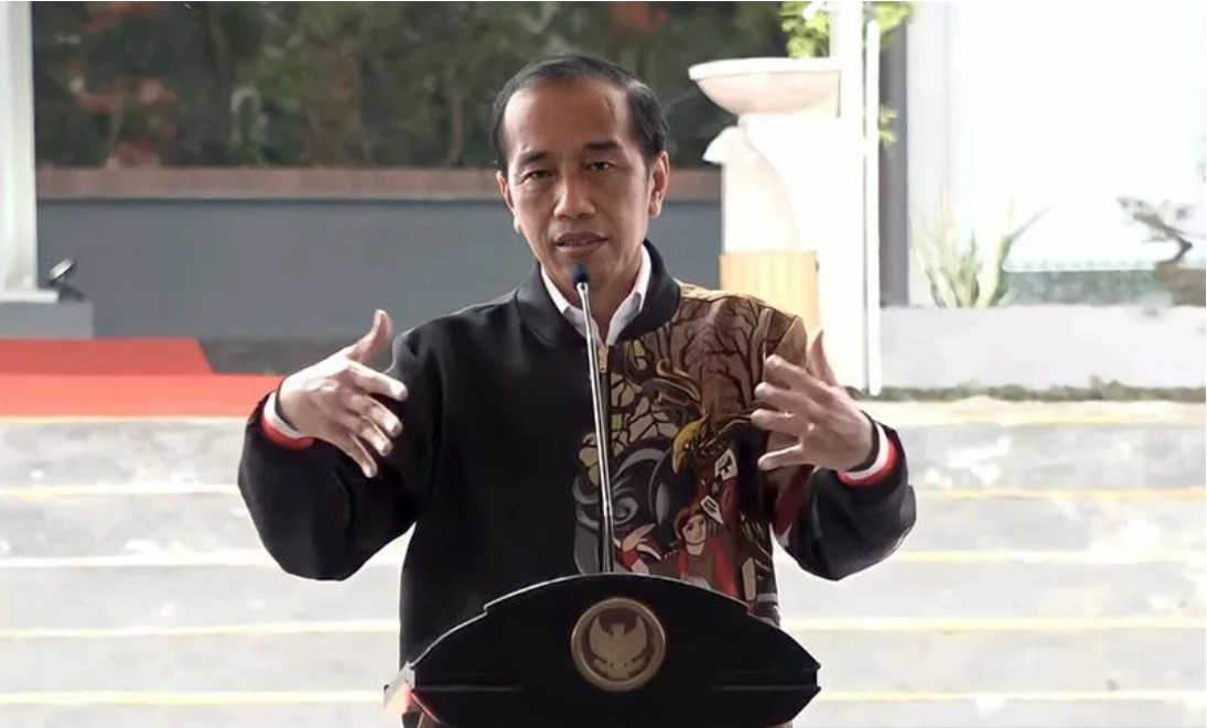 Sambutan Presiden Joko Widodo pada Peresmian Bandar Udara Ngloram, di Kabupaten Blora, Provinsi Jawa Tengah, Jumat (17/12).
