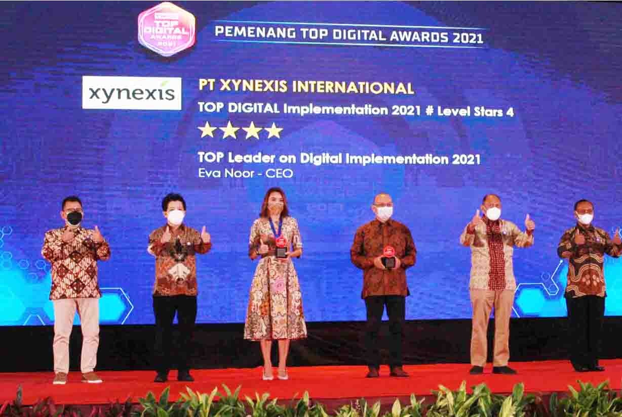 PT Xynexis Internasional meraih Top Digital Award 2021.