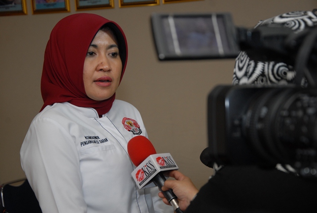  Nuning Rodiyah, salah satu pendaftar calon anggota KPU dan Bawaslu 2022-2024.