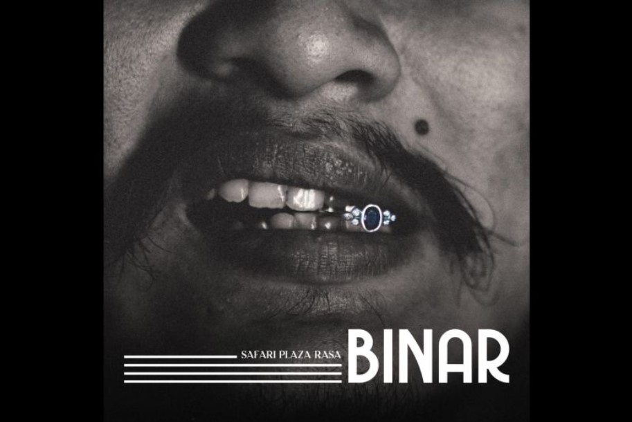 Artwork untuk single terbaru musisi Binar bertajuk Safari Plaza Rasa.