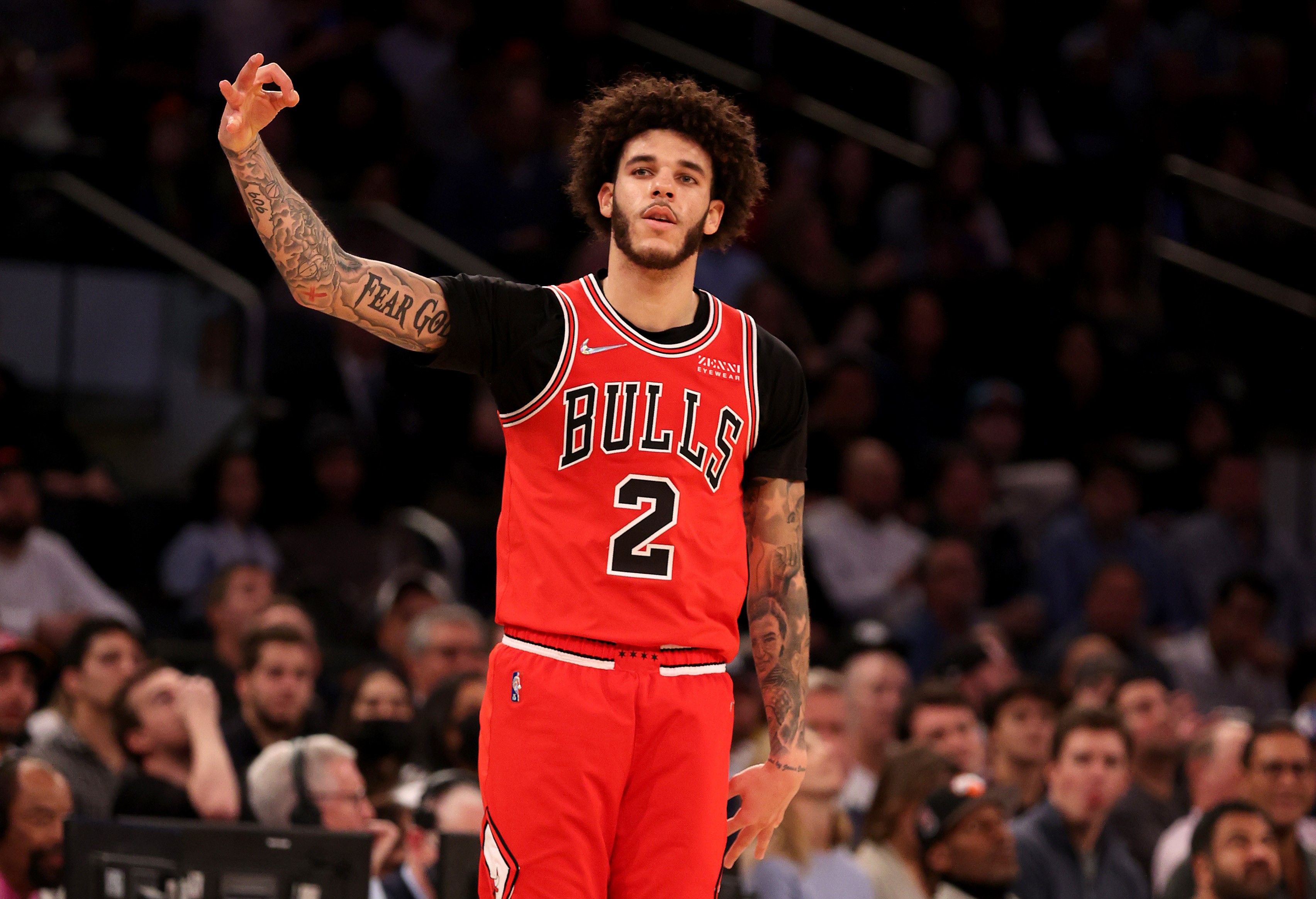 Pemain Chicago Bulls Lonzo Ball