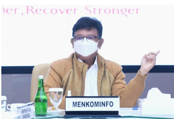 Menkominfo Johnny G Plate