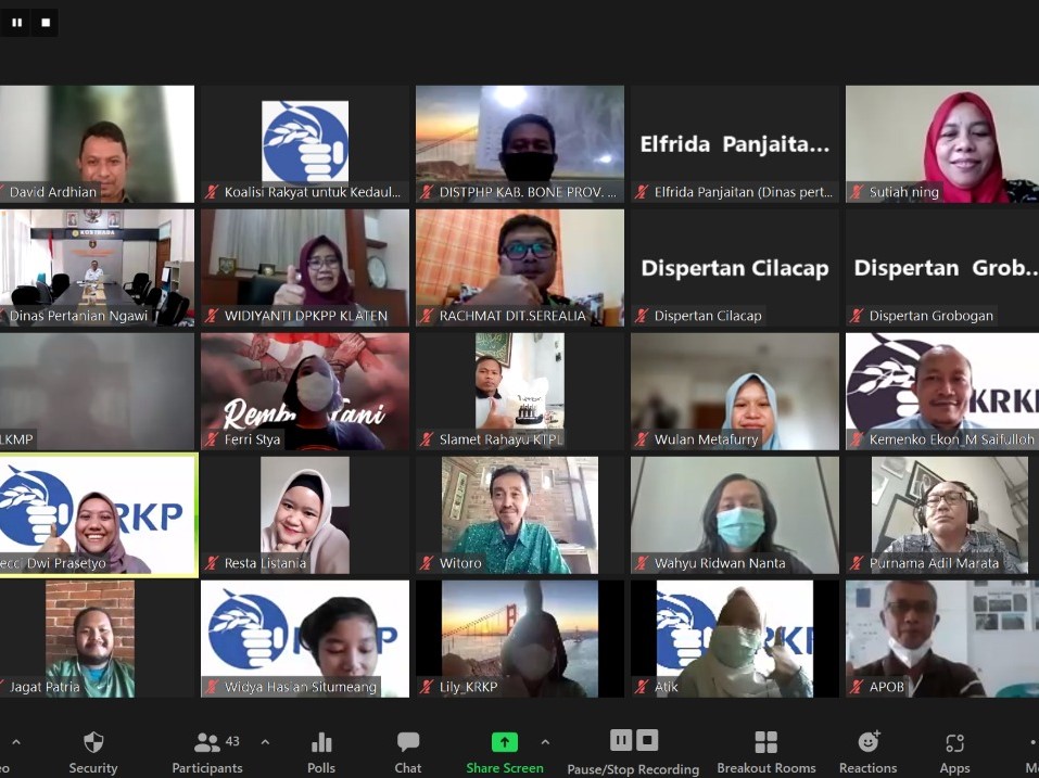 Kegiatan FGD yang diikuti oleh lebih dari 50 orang itu juga melibatkan 20 dinas pertanian di berbagai wilayah di Indonesia.