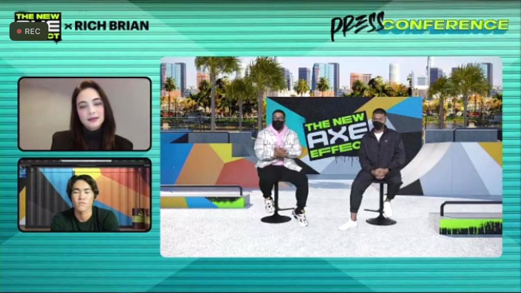 Acara peluncuran rangkaian deodorant body spray.