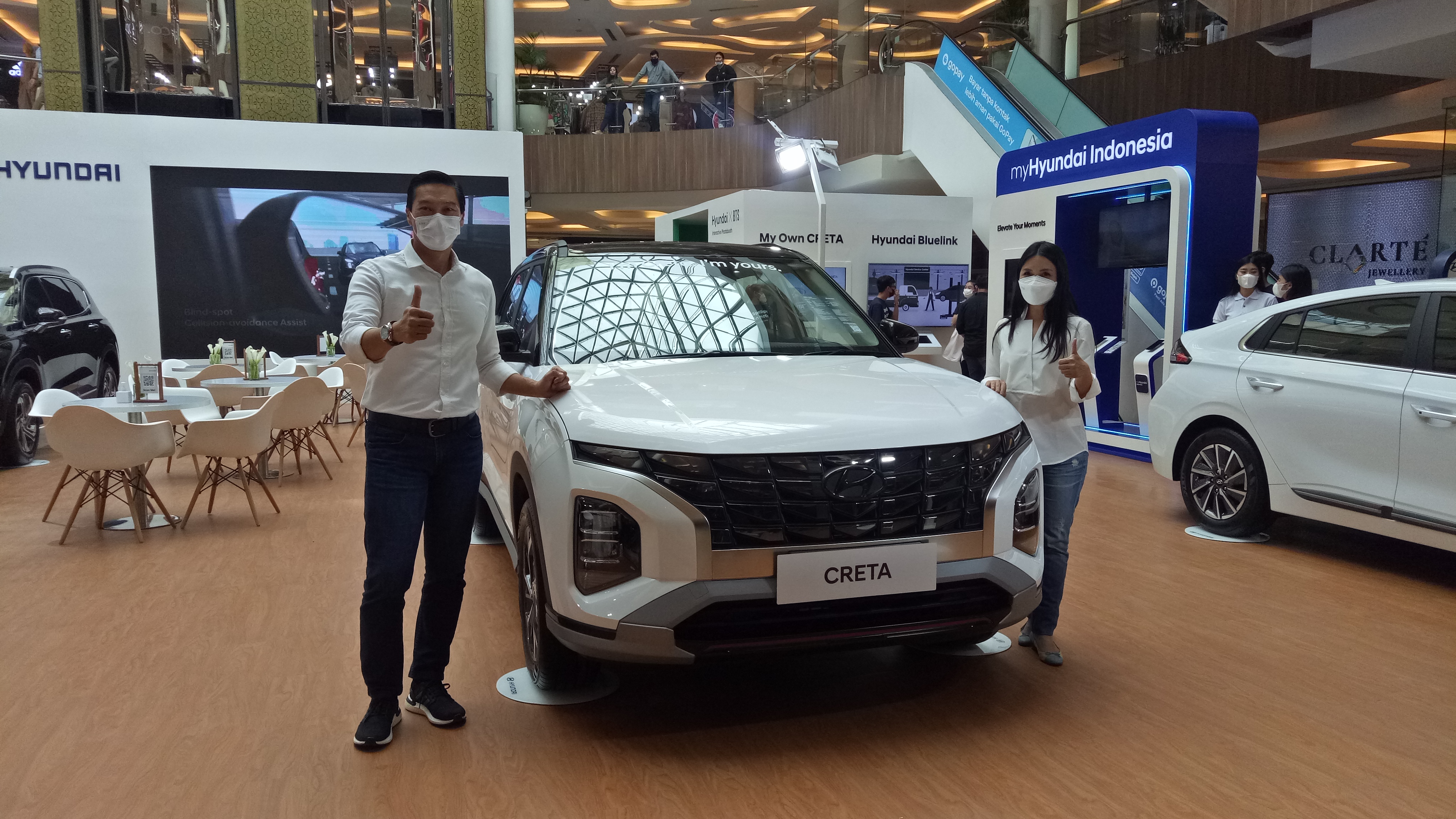 Hyundai Creta dipamerkan di Trans Studio Mal, Bandung, Jawa Barat