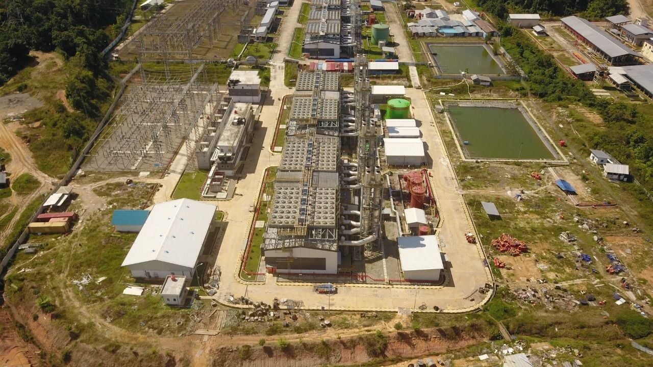 Situasi lapangan di PLTMG Bangkanai 2