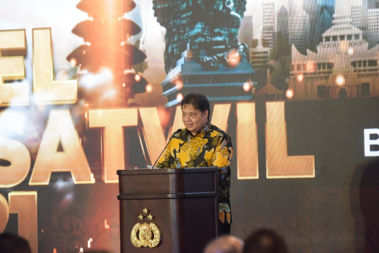 Menteri Koordinator (Memko) Bidang Perekonomian Airlangga Hartarto. 