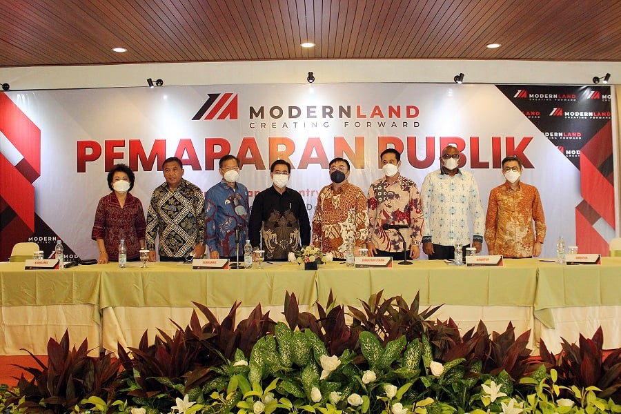 Public expose PT Modern Realty Tbk, Jumat (10/12). 