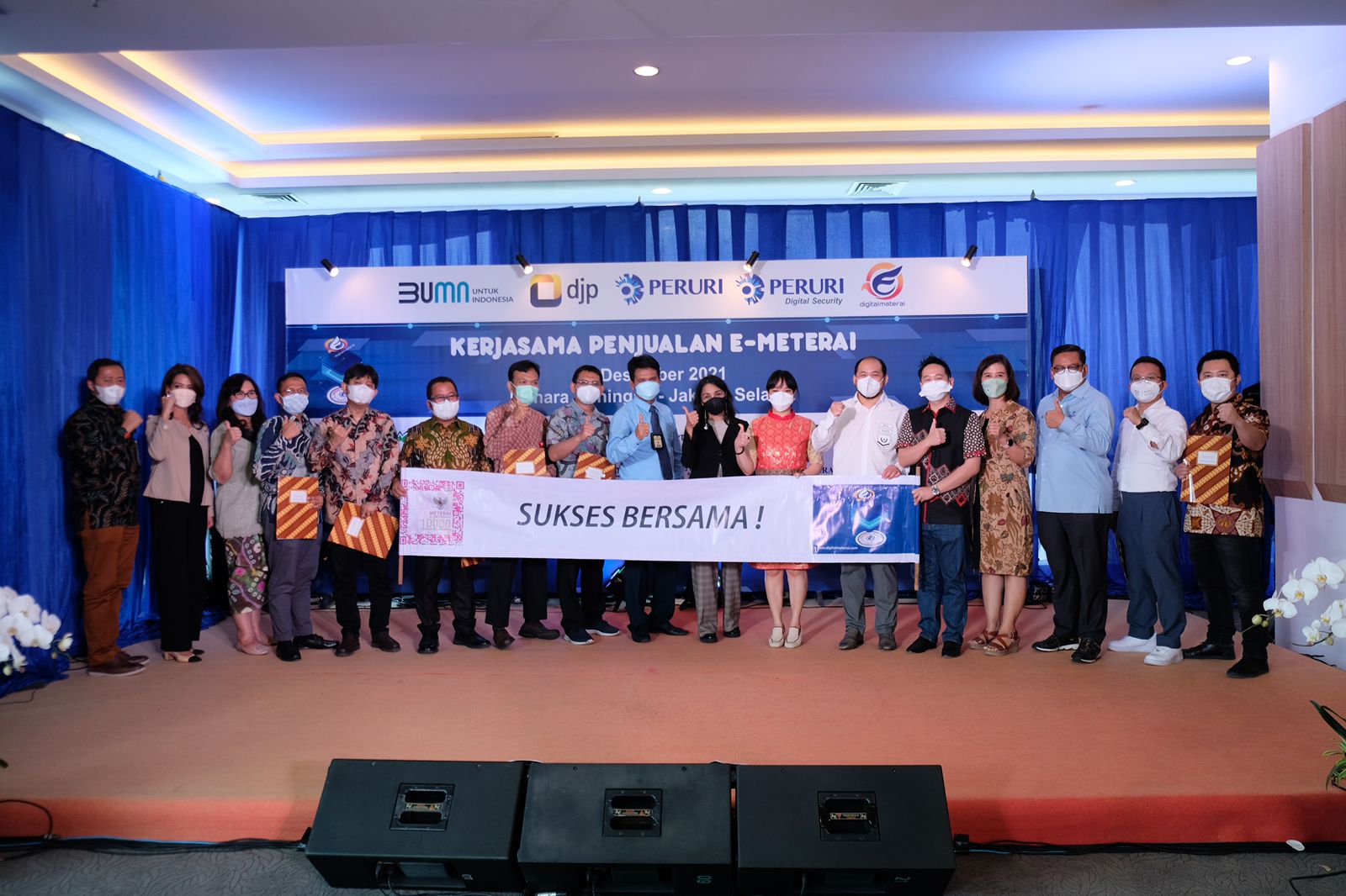 Sejumlah petinggi PDS dan RKG berfoto bersama seusai penanda tanganan kerja sama.