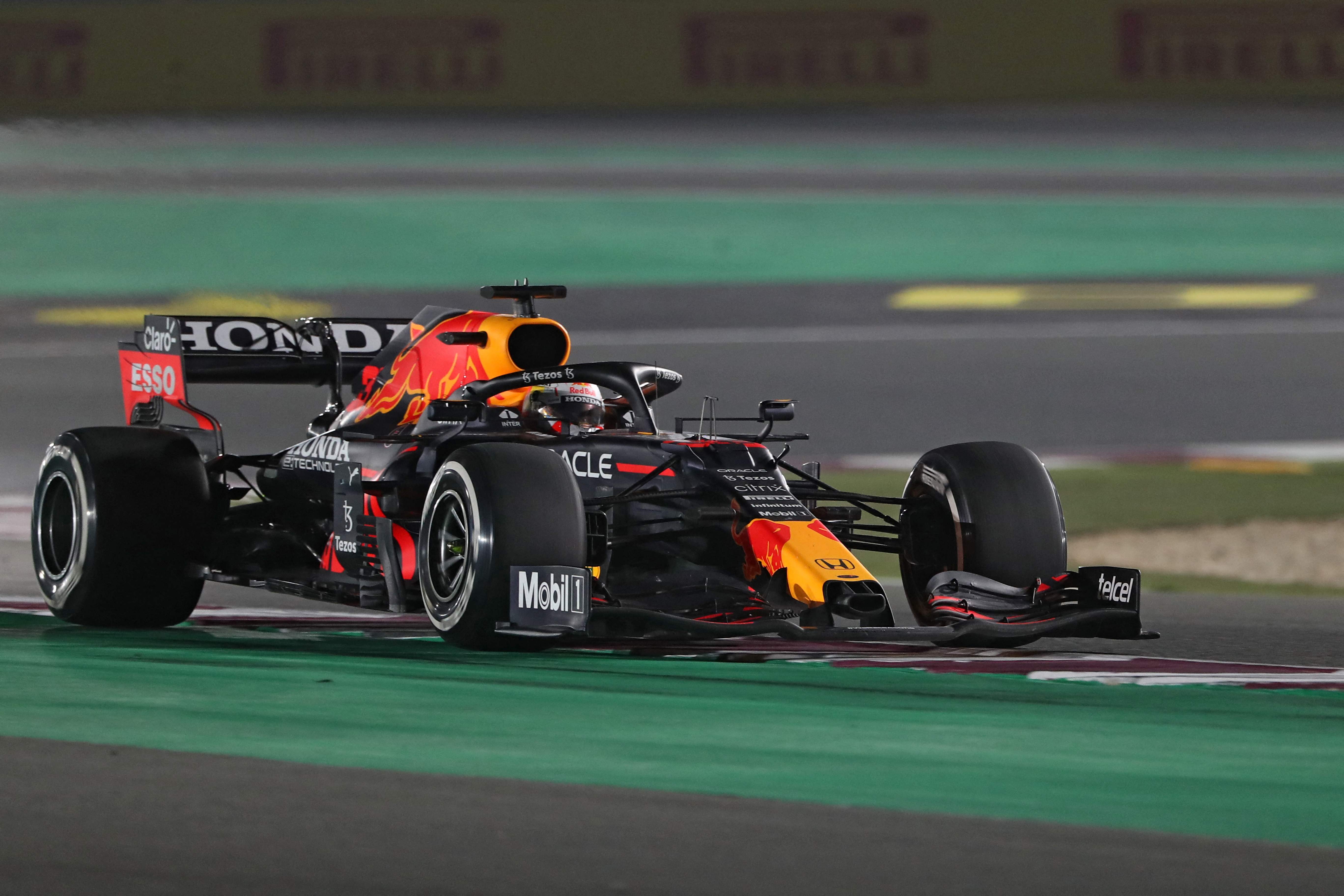 Pembalap tim Red Bulla Max Verstappen