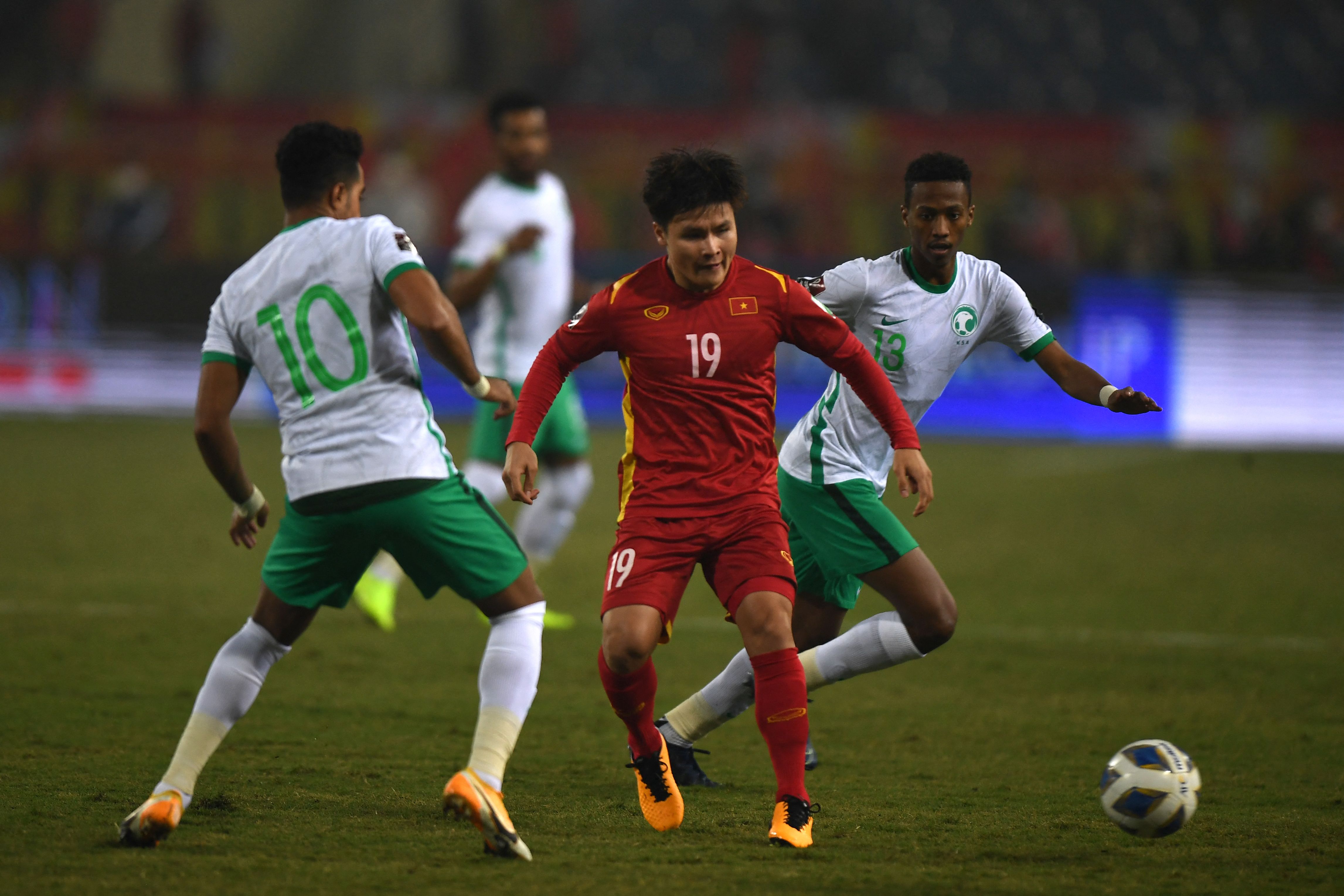 Gelandnag timnas Vietnam Nguyen Quang Hai