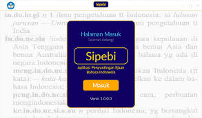 Aplikasi penyuntingan Bahasa Indonesia SIpebi