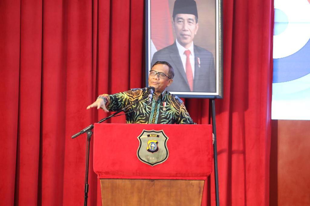 MENTERI Koordinator Bidang Politik Hukum dan Keamanan (Menko Polhukam) Mahfud MD 