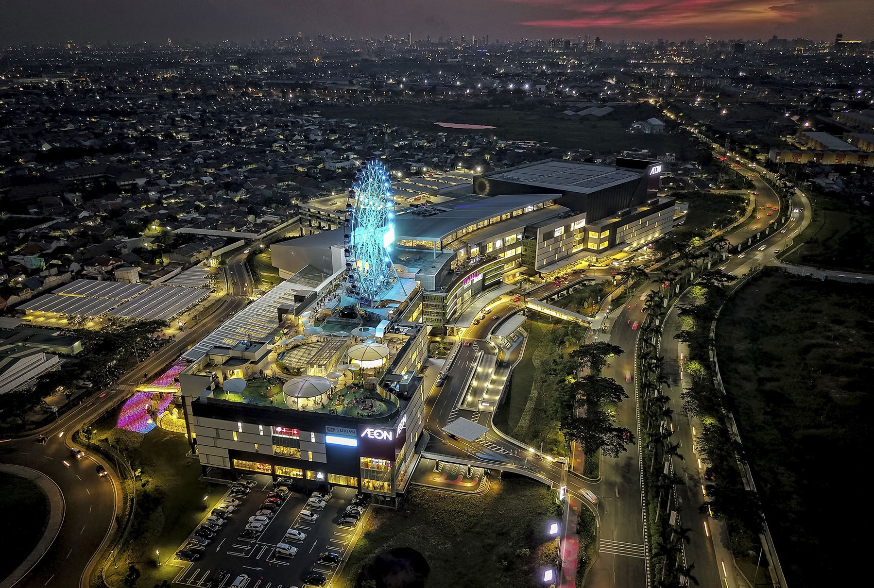 Kawasan Jagarta Garden City, salah satu proyek yang dikembangkan PT Modernland Realty Tbk