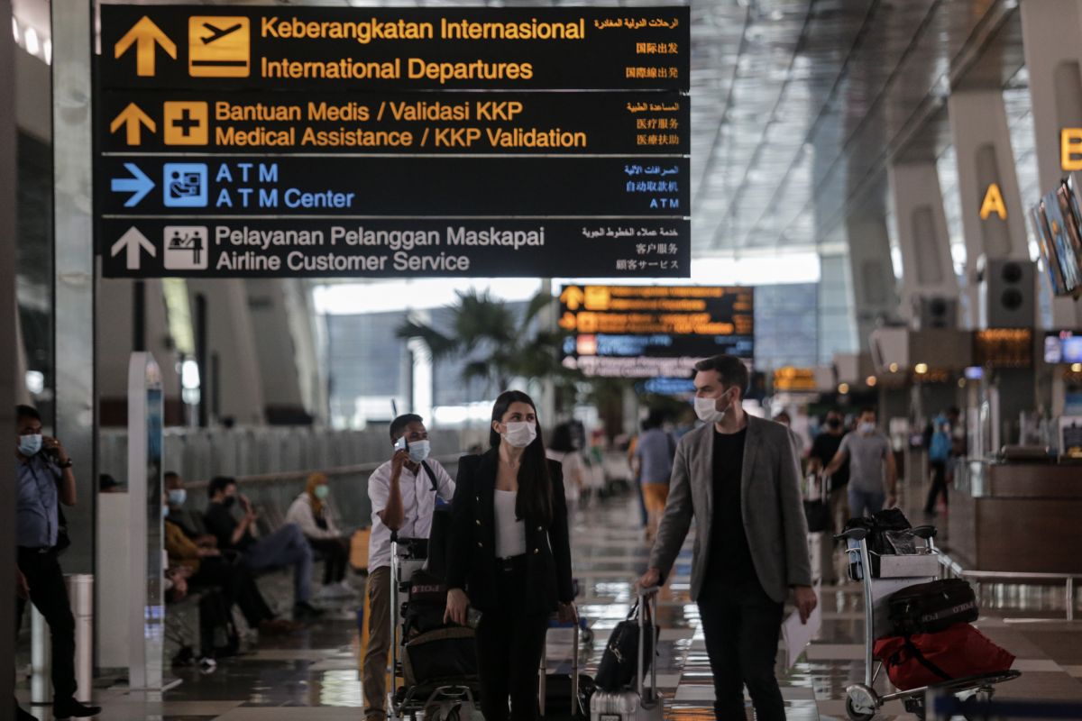 Suasana bandara Soekarno Hatta