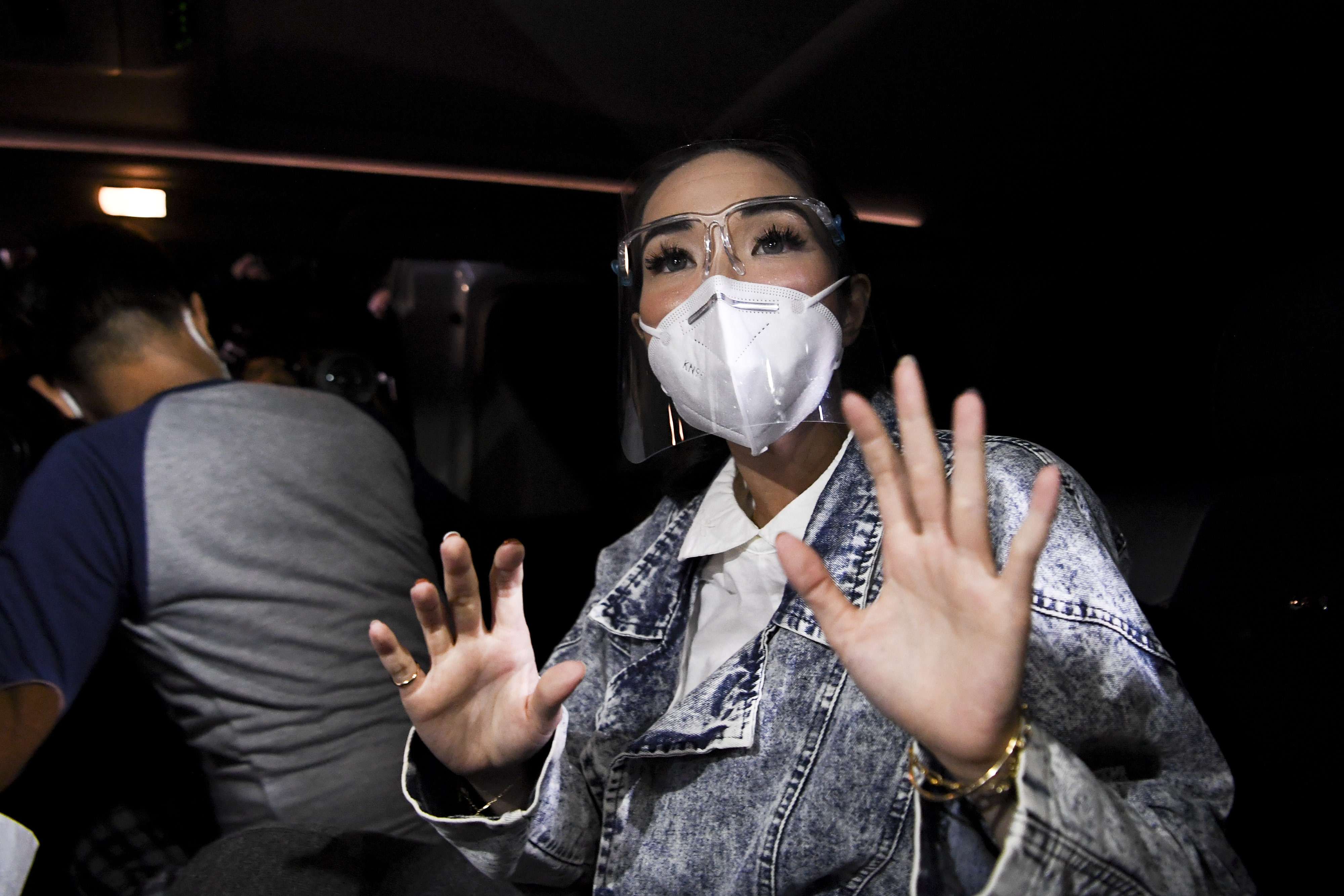 Selebritas Gisella Anatasia usai diperiksa di Polda Metro Jaya, 8 Januari 2021 lalu.