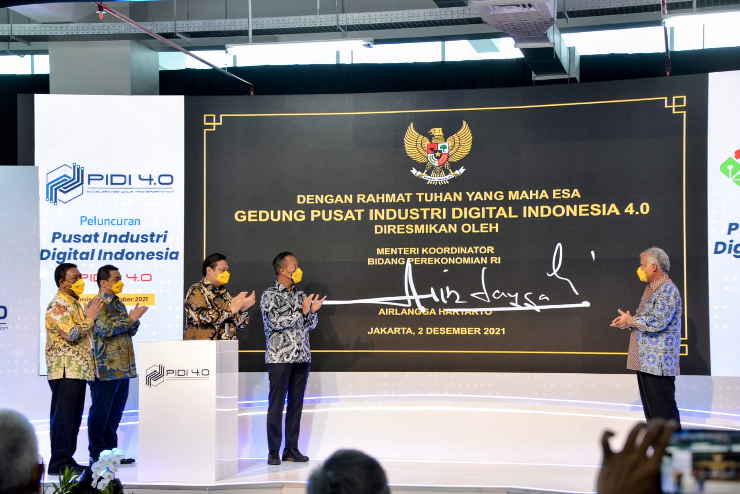 Airlangga Sebut PIDI 4.0 Jadi Bukti Perubahan Teknologi Digital Indonesia