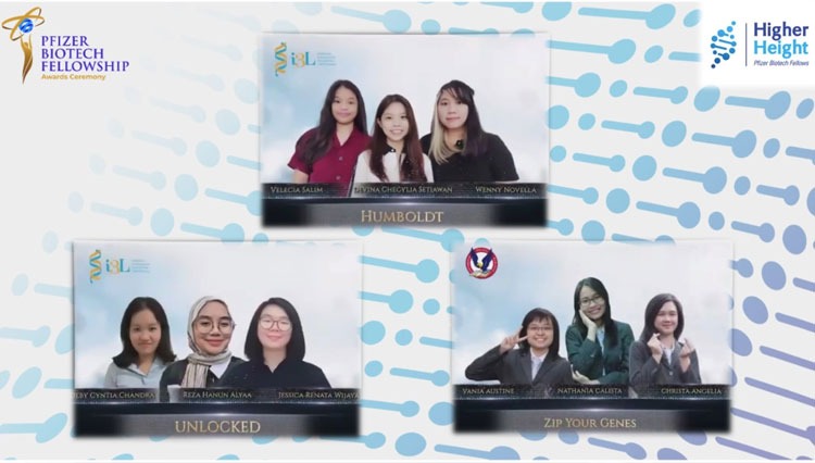 Pengumman pemenang ajang Pfizer Biotechh Fellowship