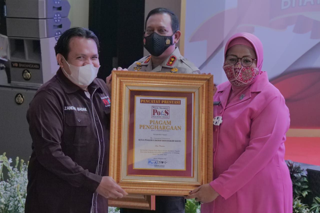 Polisi Selebriti beri apresiasi kepada jajaran Polda Kalsel. 