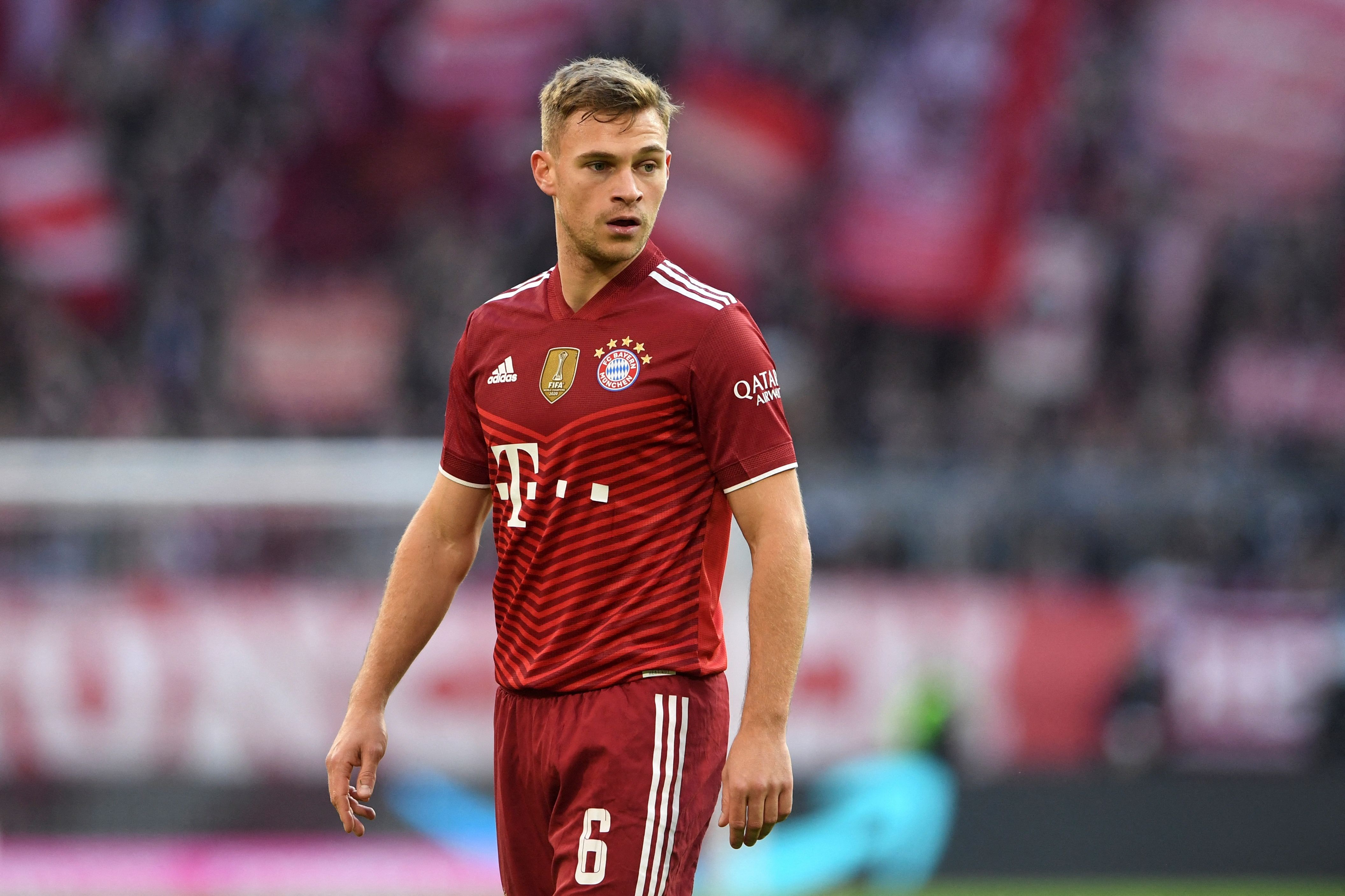 Gelandang Bayern Muenchen Joshua Kimmich