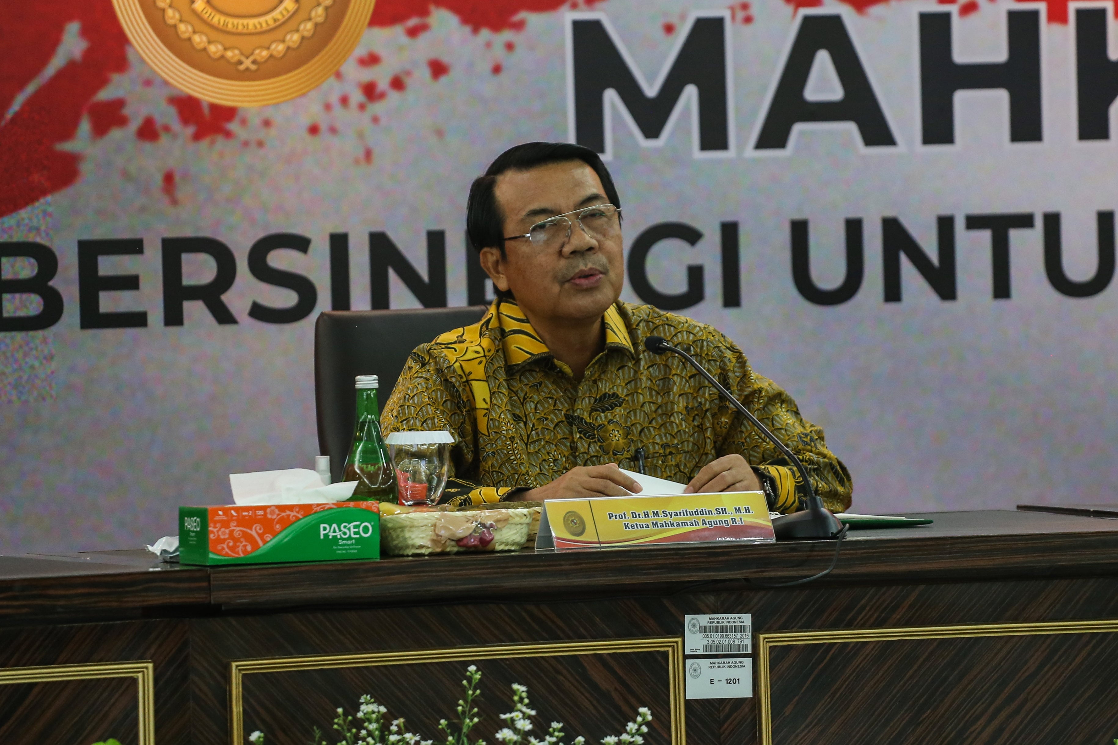 Ketua Mahkamah Agung M. Syarifuddin