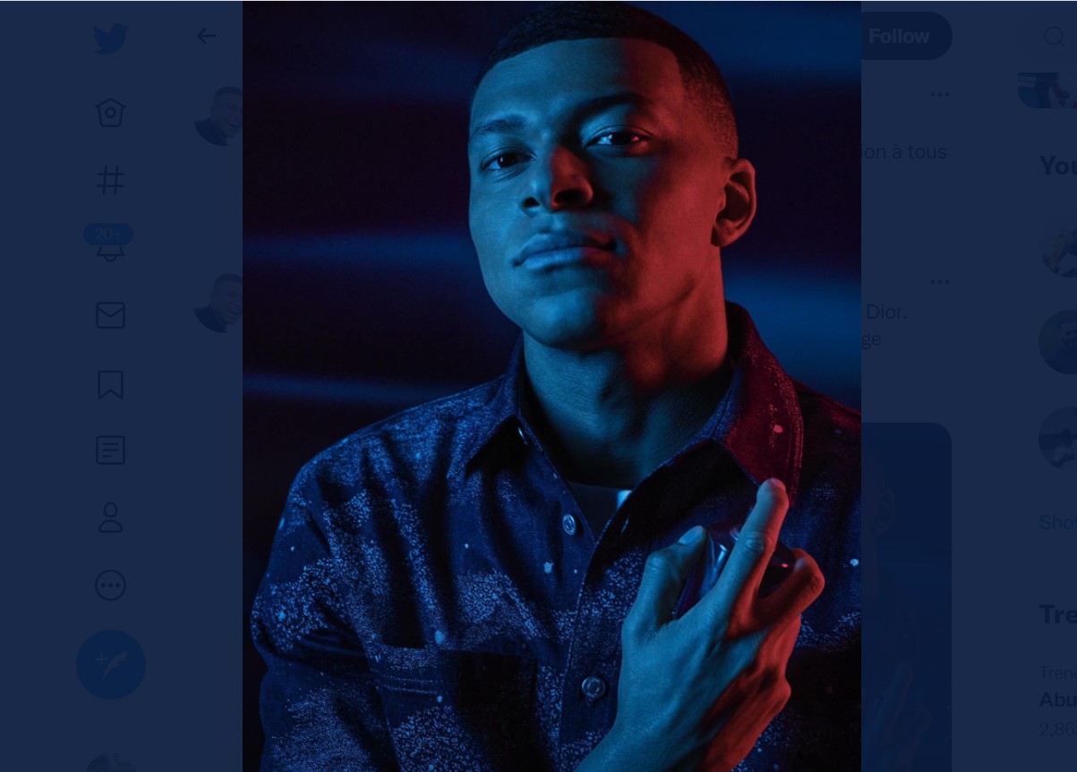 Penyerang PSG Kylian Mbappe 