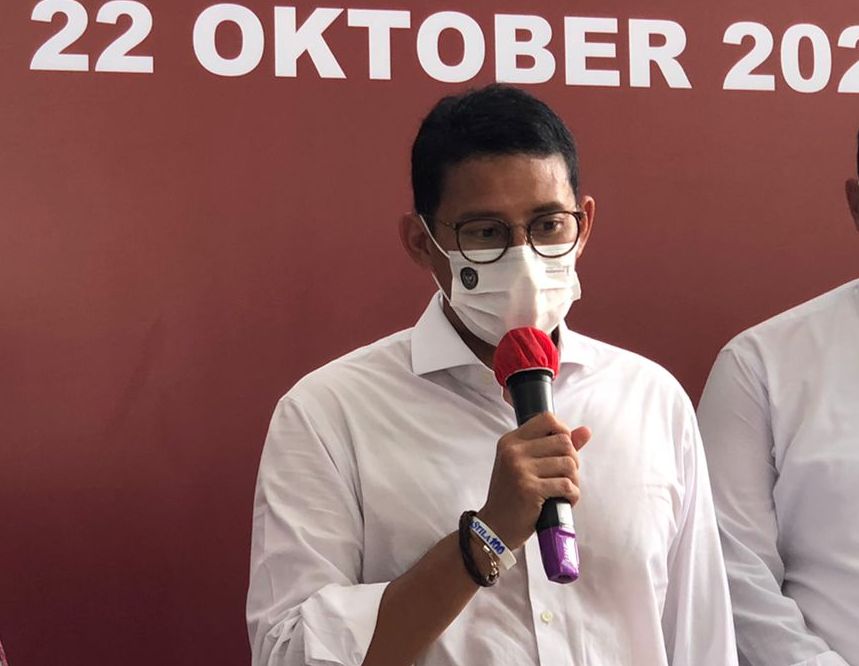Menteri Pariwisata dan Ekonomi Kreatif (Menparekraf) Sandiaga Salahuddin Uno.