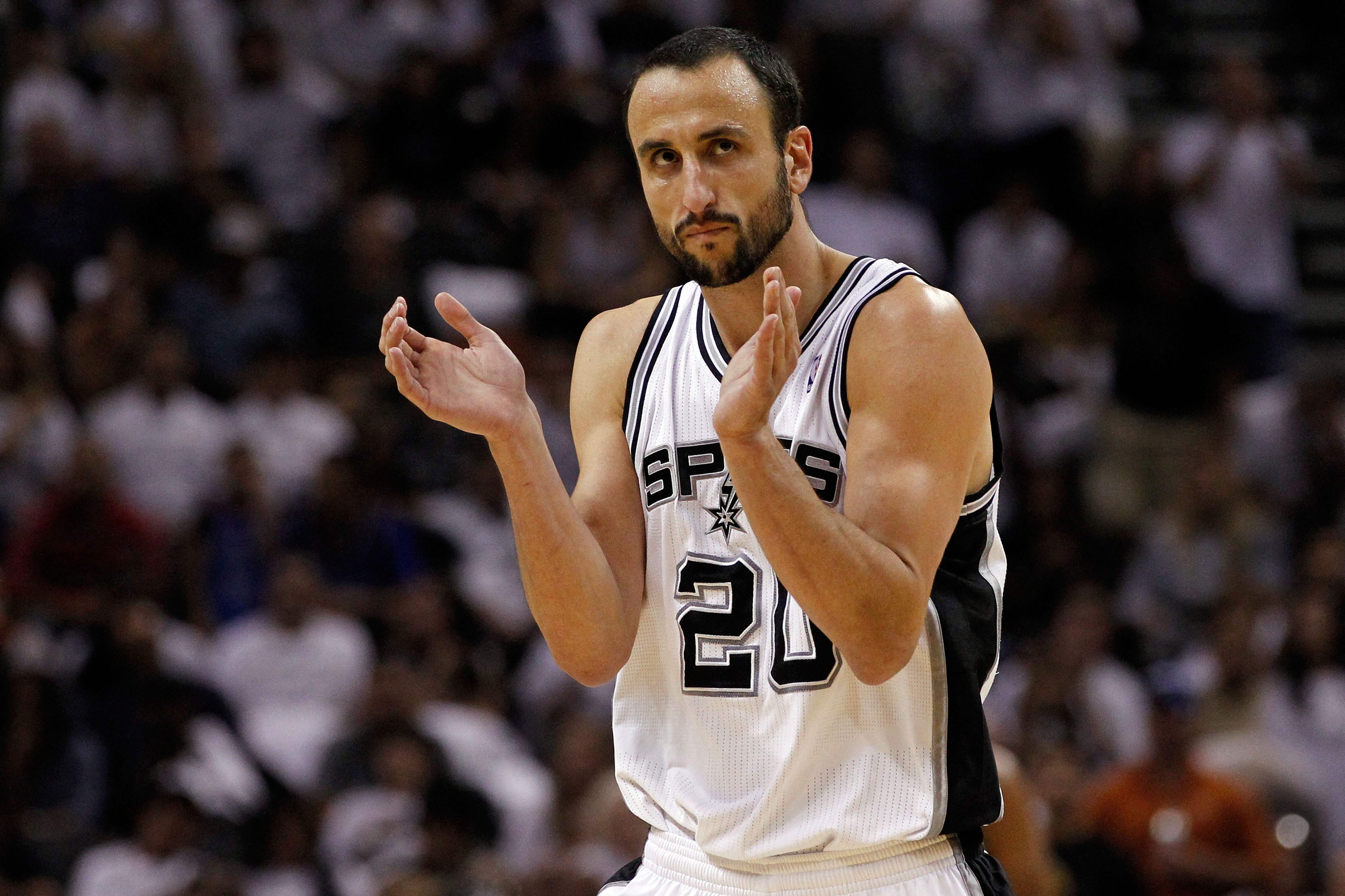 Mantan bintang San Antonio Spurs Manu Ginobili.