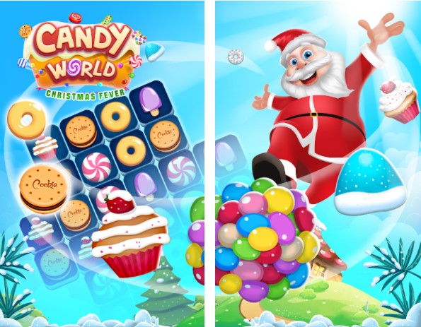 Candy World - Christmas Games