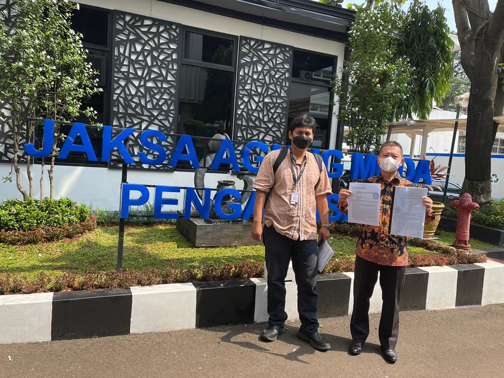 Andy Cahyady melayangkan surat pengaduan ke Kejagung
