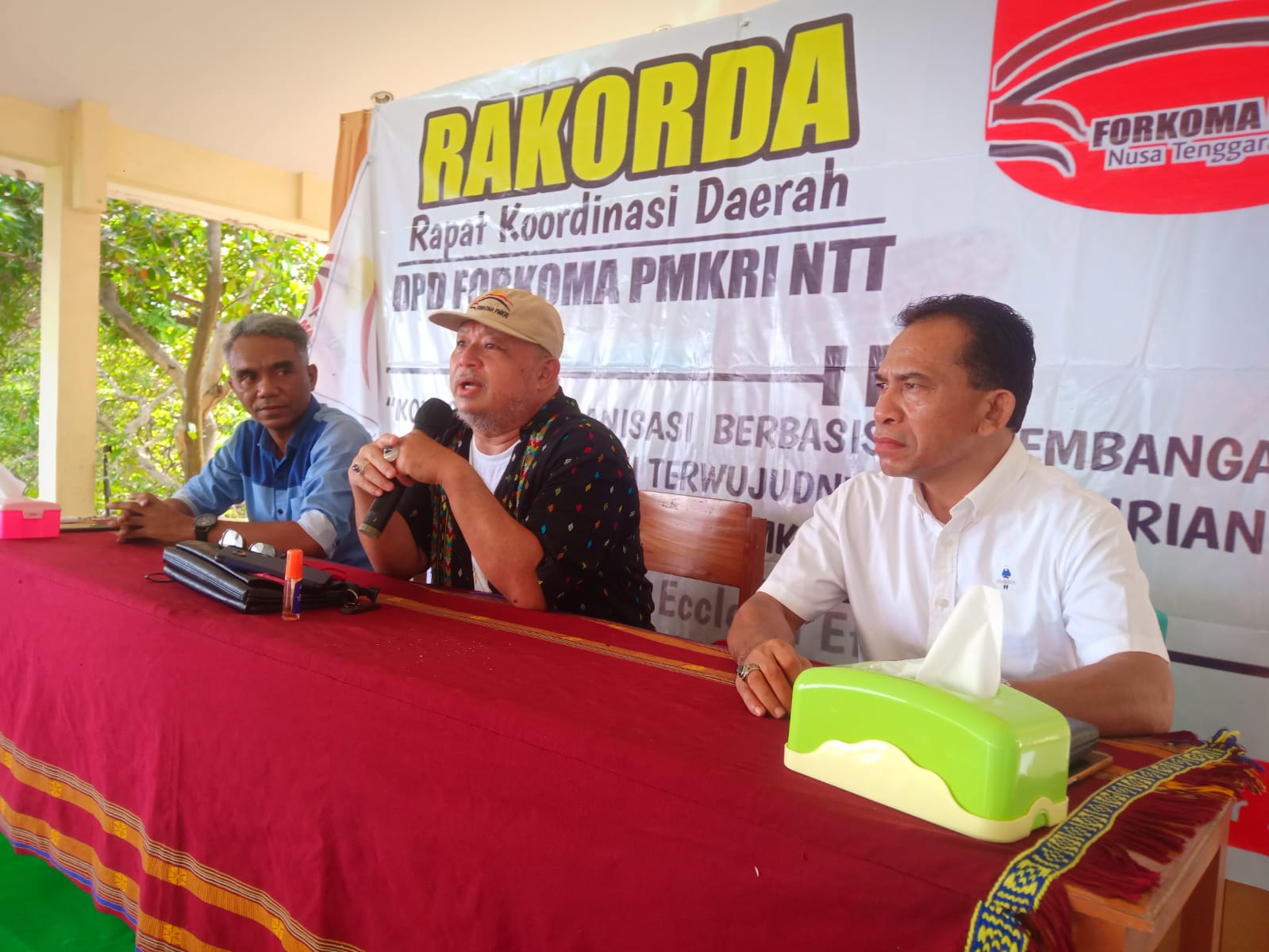 Ketua Forkoma PMKRI Hernawi Taslim